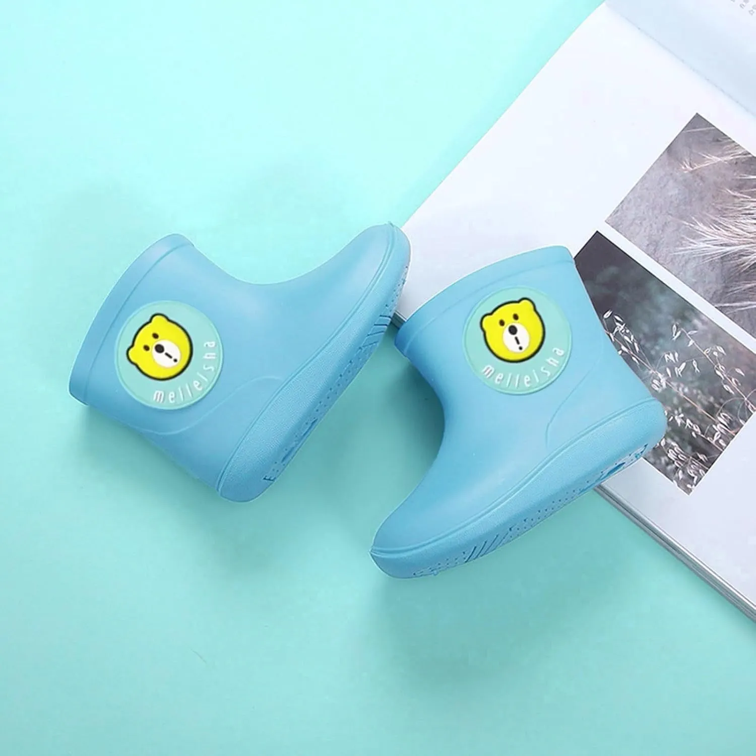 Kids Rain Boots Toddler Rain Shoes Children Waterproof Boots for Boys and Girls Kids Waterproof Boots
