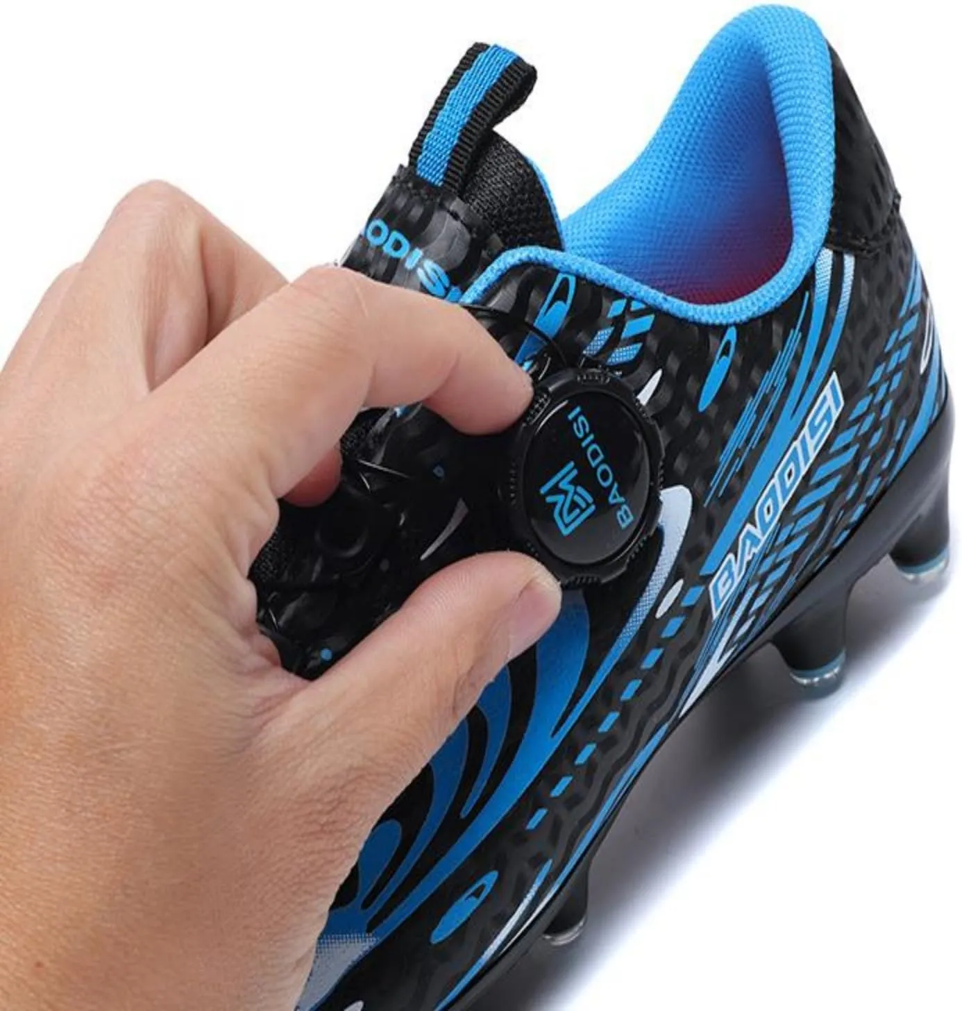 Kids Soccer Cleats for Boys & Girls - Firm Ground Football Shoes for Youth & Children - Lightweight Athletic Outdoor Sports Shoes for Traction & Speed