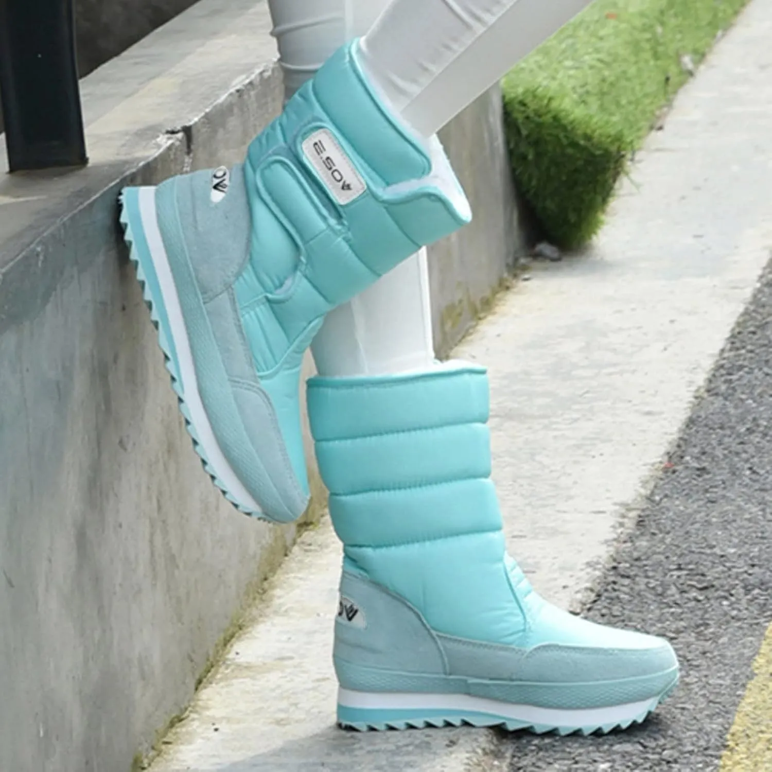 Knee High Winter Boots for Women Waterproof Snow Snow Boots Women Waterproof Cute Women's Snow Boots Ankle Womens Waterproof Insulated Boots Wide Calf Tall Winter Boots for Women Fashion