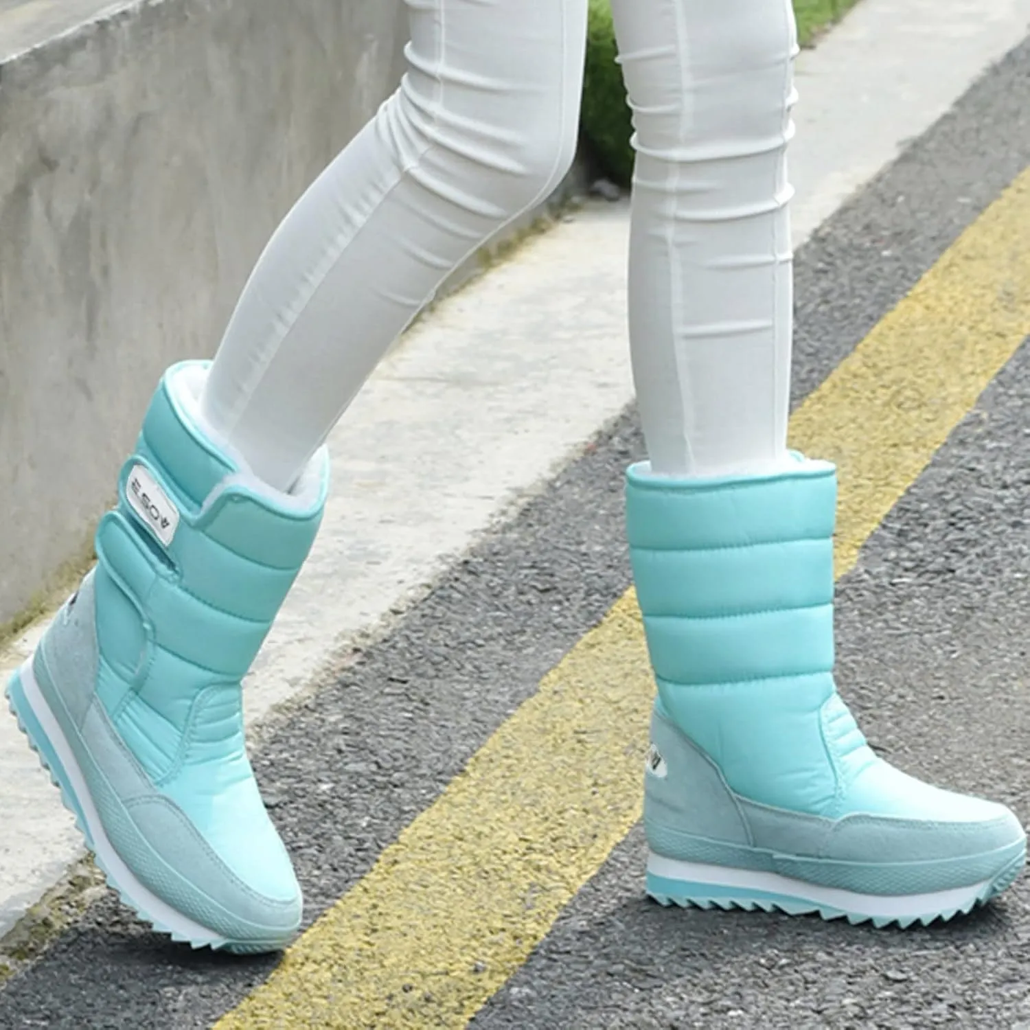Knee High Winter Boots for Women Waterproof Snow Snow Boots Women Waterproof Cute Women's Snow Boots Ankle Womens Waterproof Insulated Boots Wide Calf Tall Winter Boots for Women Fashion