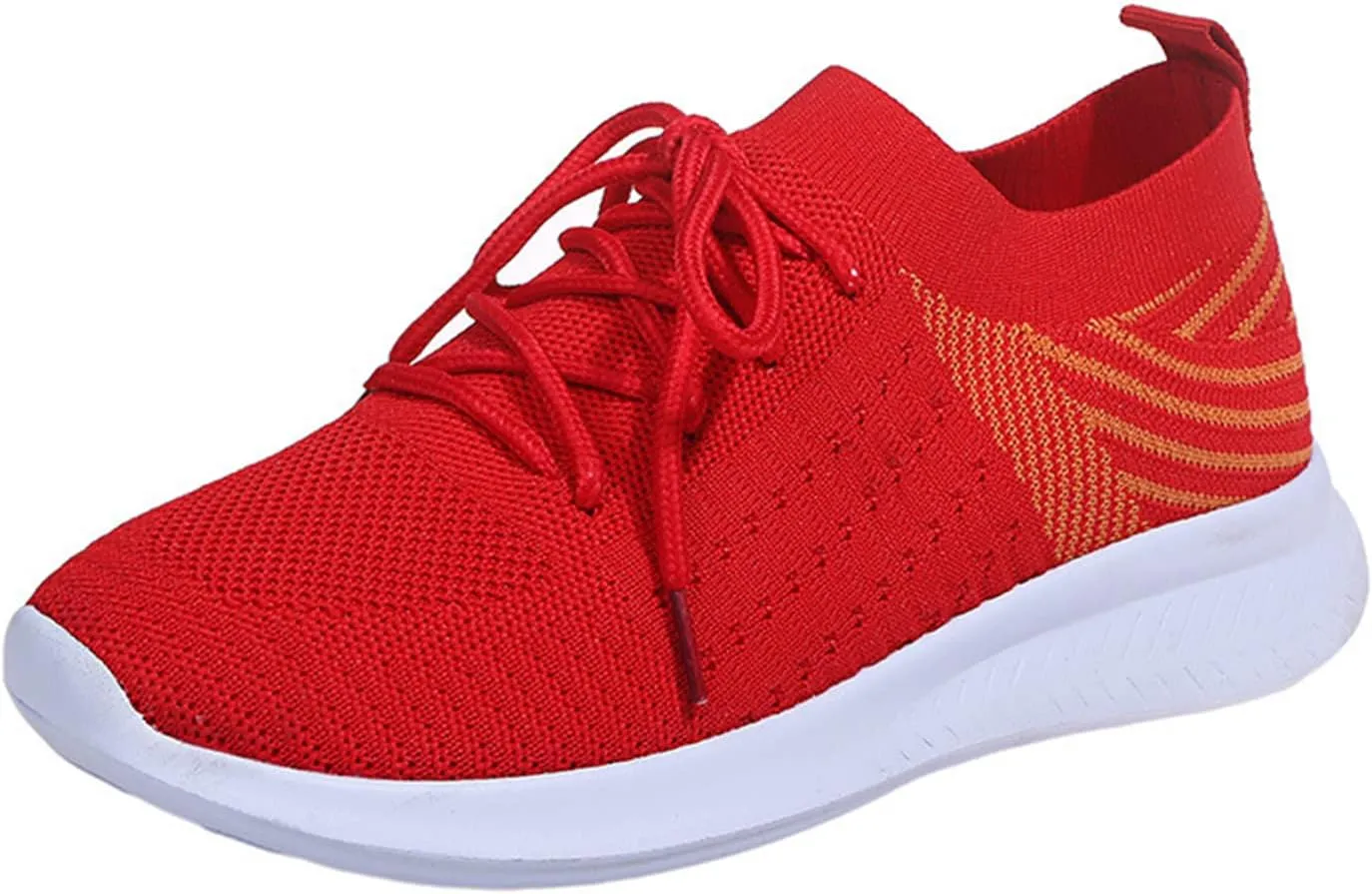 Ladmiple Gym Shoes For Women Workout Running Athletic Walking Shoes Slip On Mesh-Comfortable Athletic Tennis Sneakers