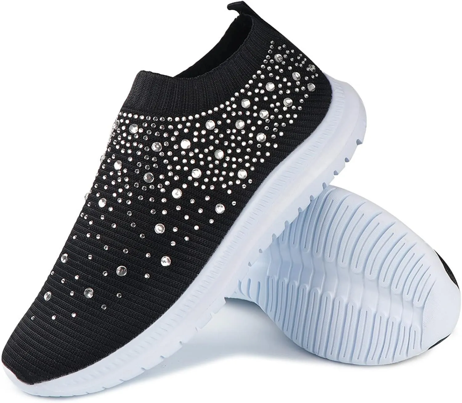 Ladmiple Gym Shoes For Women Workout Running Slip On Walking Shoes Casual Athletic Comfort Fashion Tennis Sneakers