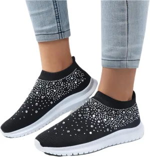 Ladmiple Gym Shoes For Women Workout Running Slip On Walking Shoes Casual Athletic Comfort Fashion Tennis Sneakers