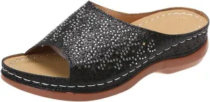 Ladmiple Orthopedic Slippers For Women Plantar Fasciitis Arch Support Orthotic Sandals Flips Flops Slides for Flat feet