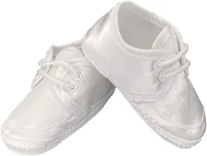 Lito Baby Boy Satin Bootie Perfect for a Christening Baptism or Any Special Occasion