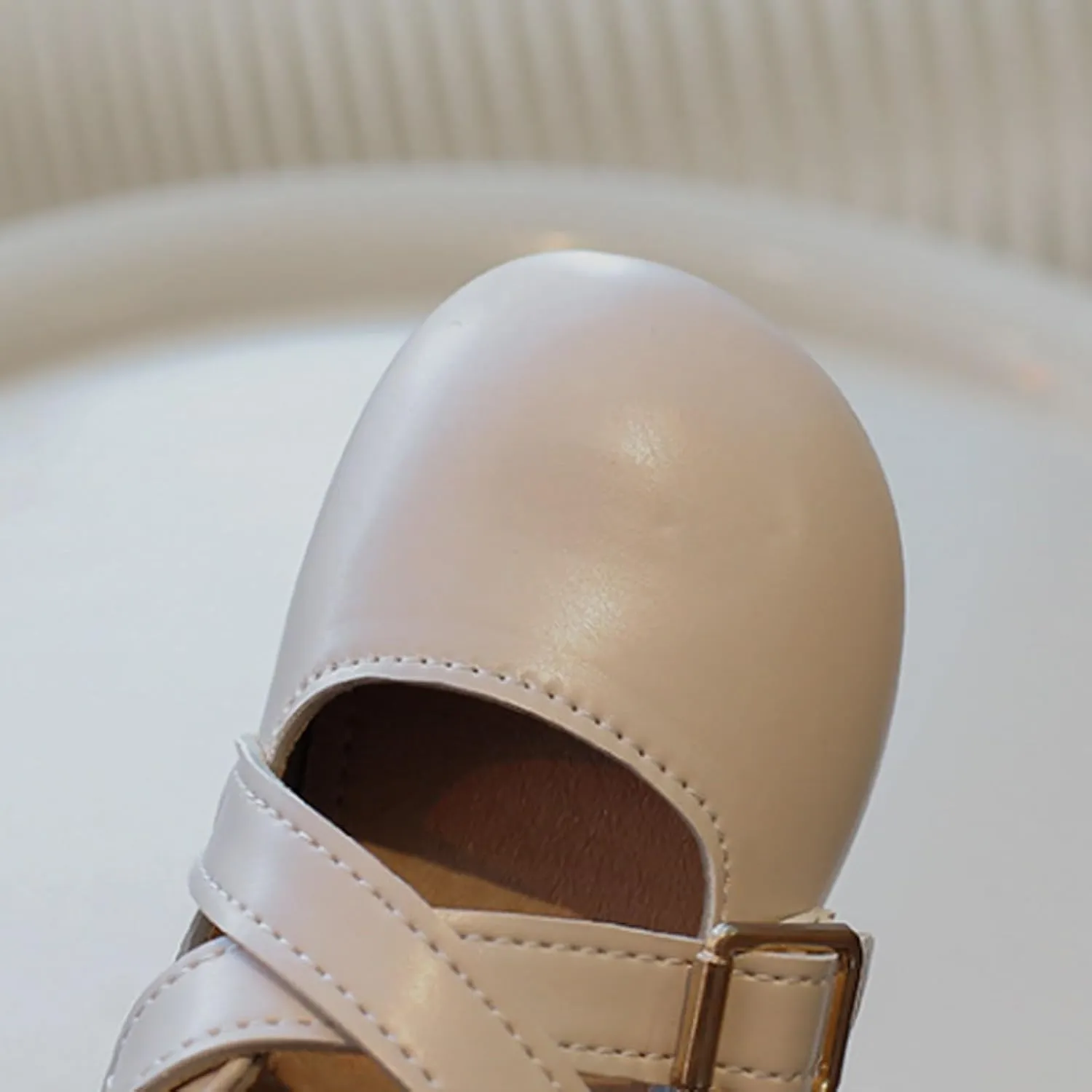 Little Girls Buckle Strap Mary Jane School Uniform Shoes Moccasi??s Dress Flat?? Toddler Princess Soft Sole Shoes