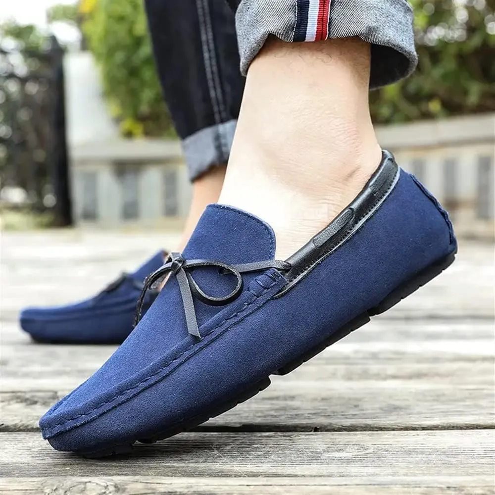 Loafers for Men Smoking Loafers Solid Colors PU Leather Lightweight Flexible Anti-Slip Party Slip On