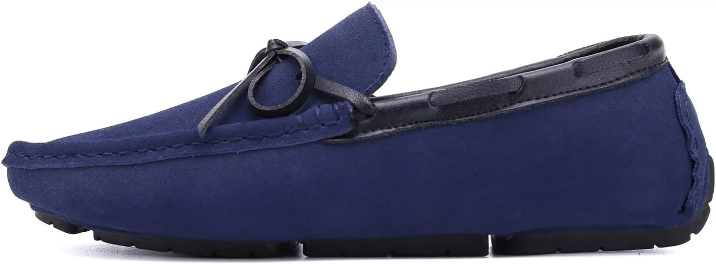 Loafers for Men Smoking Loafers Solid Colors PU Leather Lightweight Flexible Anti-Slip Party Slip On