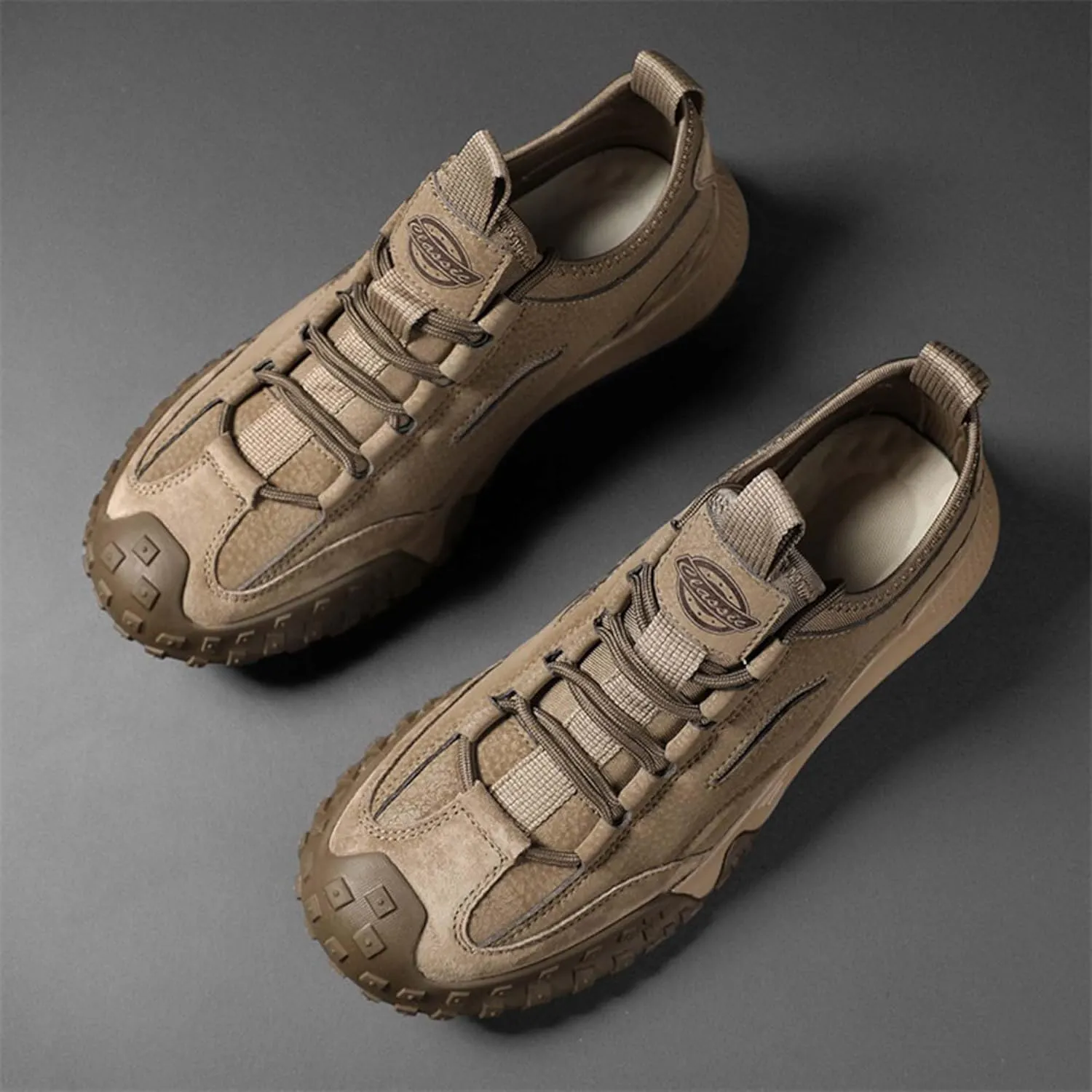 Men's Anti-slip Hiking Shoes Waterproof Men's Climbing Shoes Lightweight Cross-country Running Shoes Traveling Outdoor Backpacking Shoes Casual Walking Work Shoes Outdoor Sports Shoes