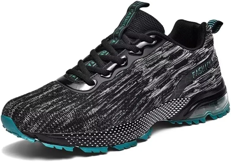 Men's Athletic Air Walking Shoes Workout Shock Absorbing Non Slip Running Shoes for Men Cushioned Sneakers