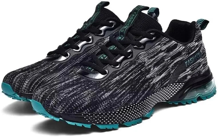 Men's Athletic Air Walking Shoes Workout Shock Absorbing Non Slip Running Shoes for Men Cushioned Sneakers
