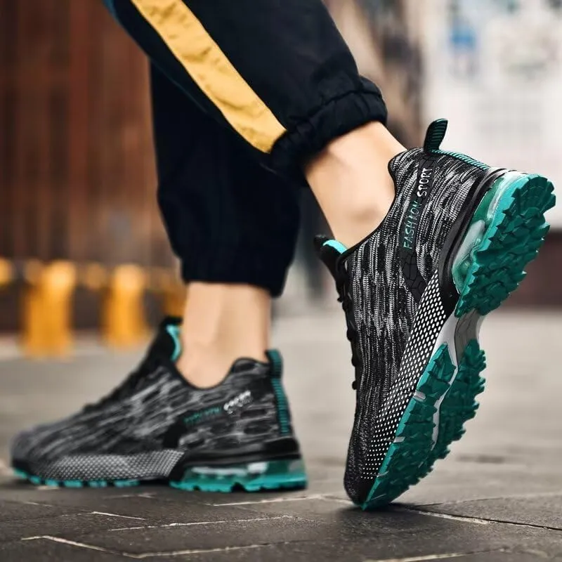 Men's Athletic Air Walking Shoes Workout Shock Absorbing Non Slip Running Shoes for Men Cushioned Sneakers