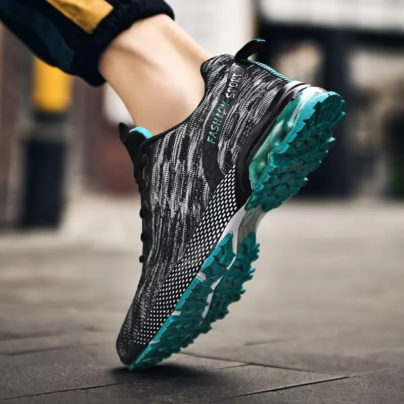 Men's Athletic Air Walking Shoes Workout Shock Absorbing Non Slip Running Shoes for Men Cushioned Sneakers