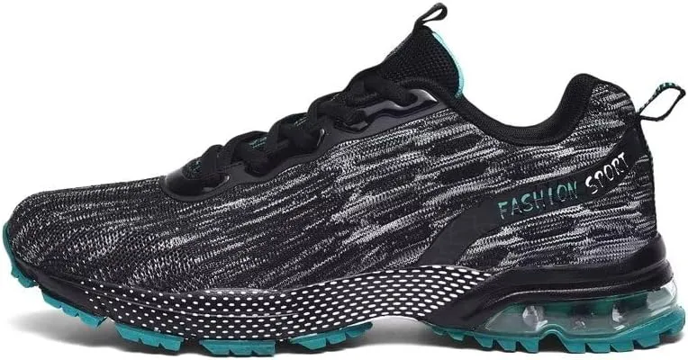 Men's Athletic Air Walking Shoes Workout Shock Absorbing Non Slip Running Shoes for Men Cushioned Sneakers