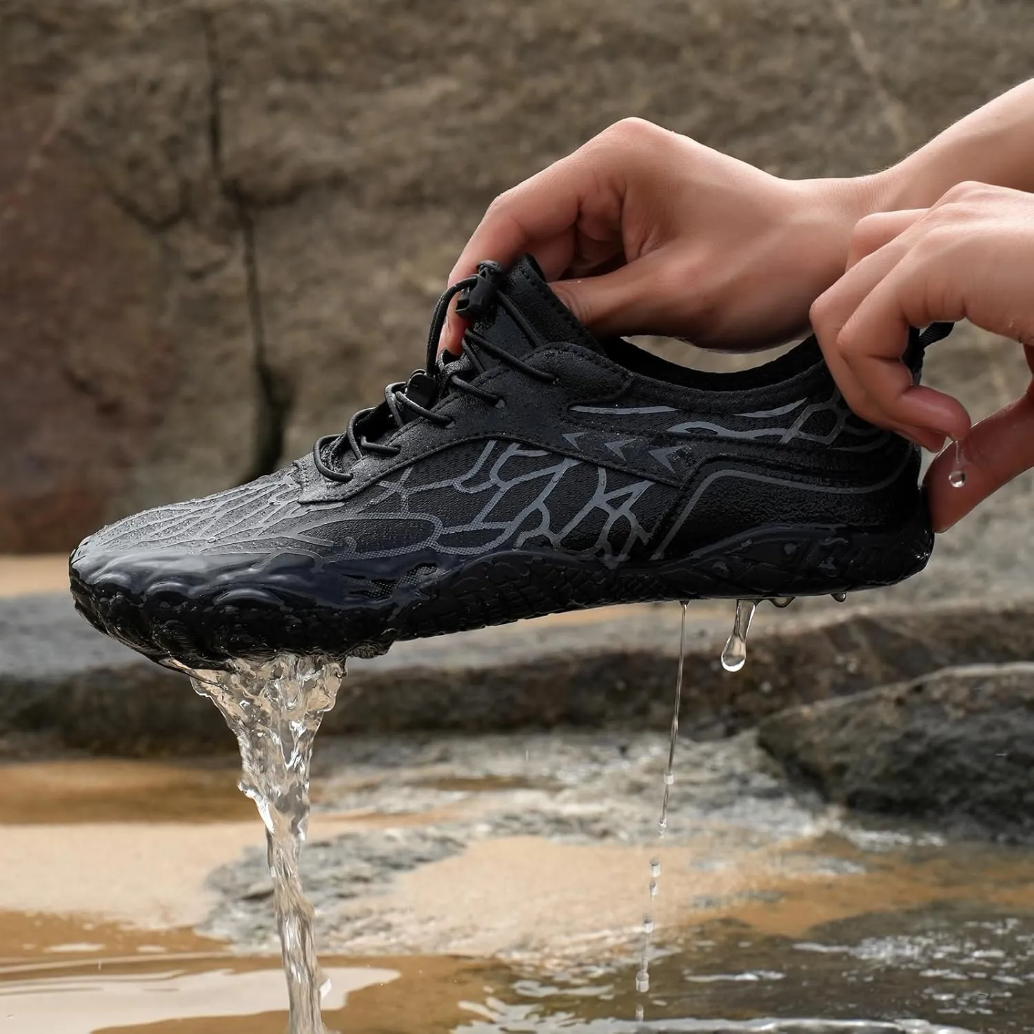 Mens Barefoot Shoes Wide Toe Box Women Shoes Sneakers Waterproof Hike Running Footwear Non-Slip Shoes Unisex
