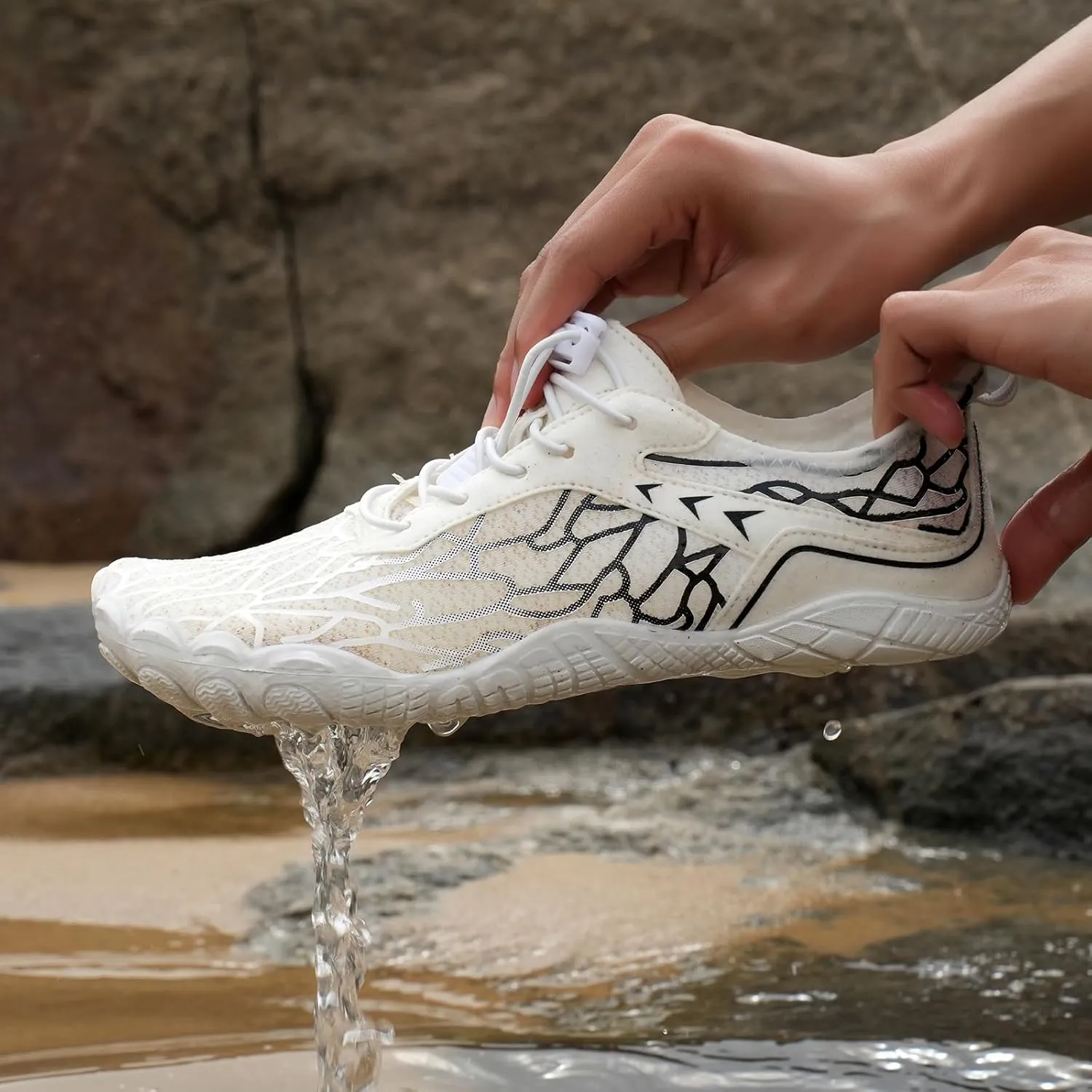 Mens Barefoot Shoes Wide Toe Box Women Shoes Sneakers Waterproof Hike Running Footwear Non-Slip Shoes Unisex