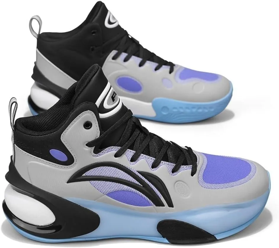 Men's Basketball Shoes Anti Slip Shock-Absorbing Breathable Rubber Soled Sports Boots