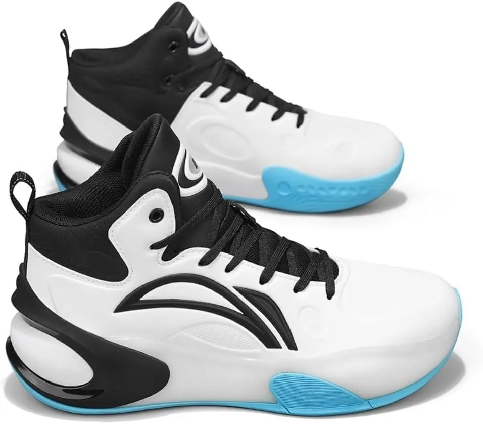 Men's Basketball Shoes Anti Slip Shock-Absorbing Breathable Rubber Soled Sports Boots