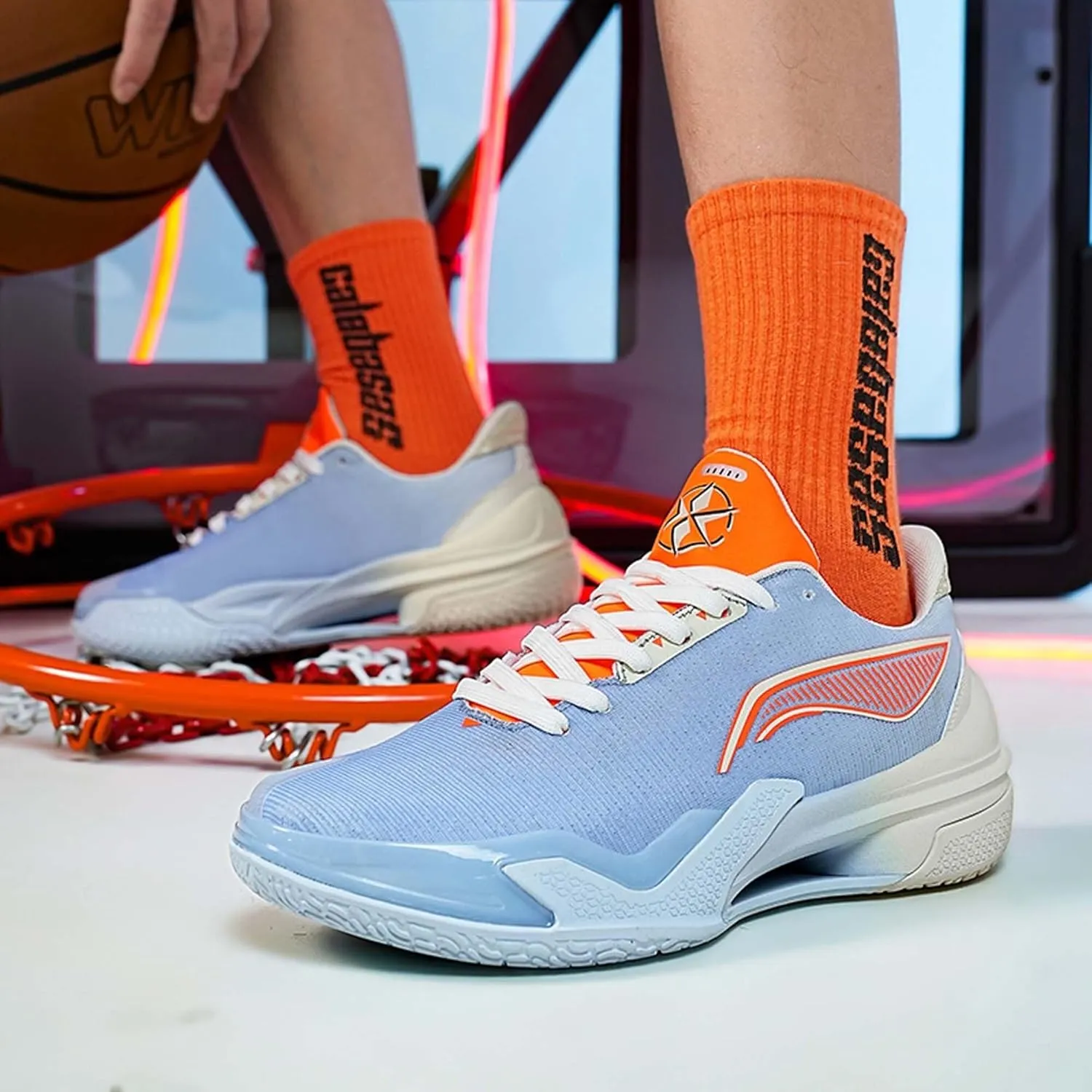 Men's Basketball Shoes Anti Slip Wear-Resistant Shock-Absorbing Rebound Outdoor Sports Training Shoes