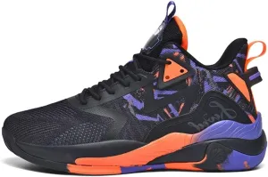 Men's Basketball Shoes are Breathable Anti Slip Wear-Resistant Shock-Absorbing Cement Sports Training Boots