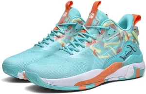 Men's Basketball Shoes are Breathable Anti Slip Wear-Resistant Shock-Absorbing Cement Sports Training Boots