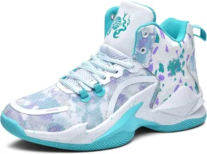 Men's Basketball Shoes are Breathable Shock-Absorbing Anti Slip Wear-Resistant Trendy Sports Training Boots