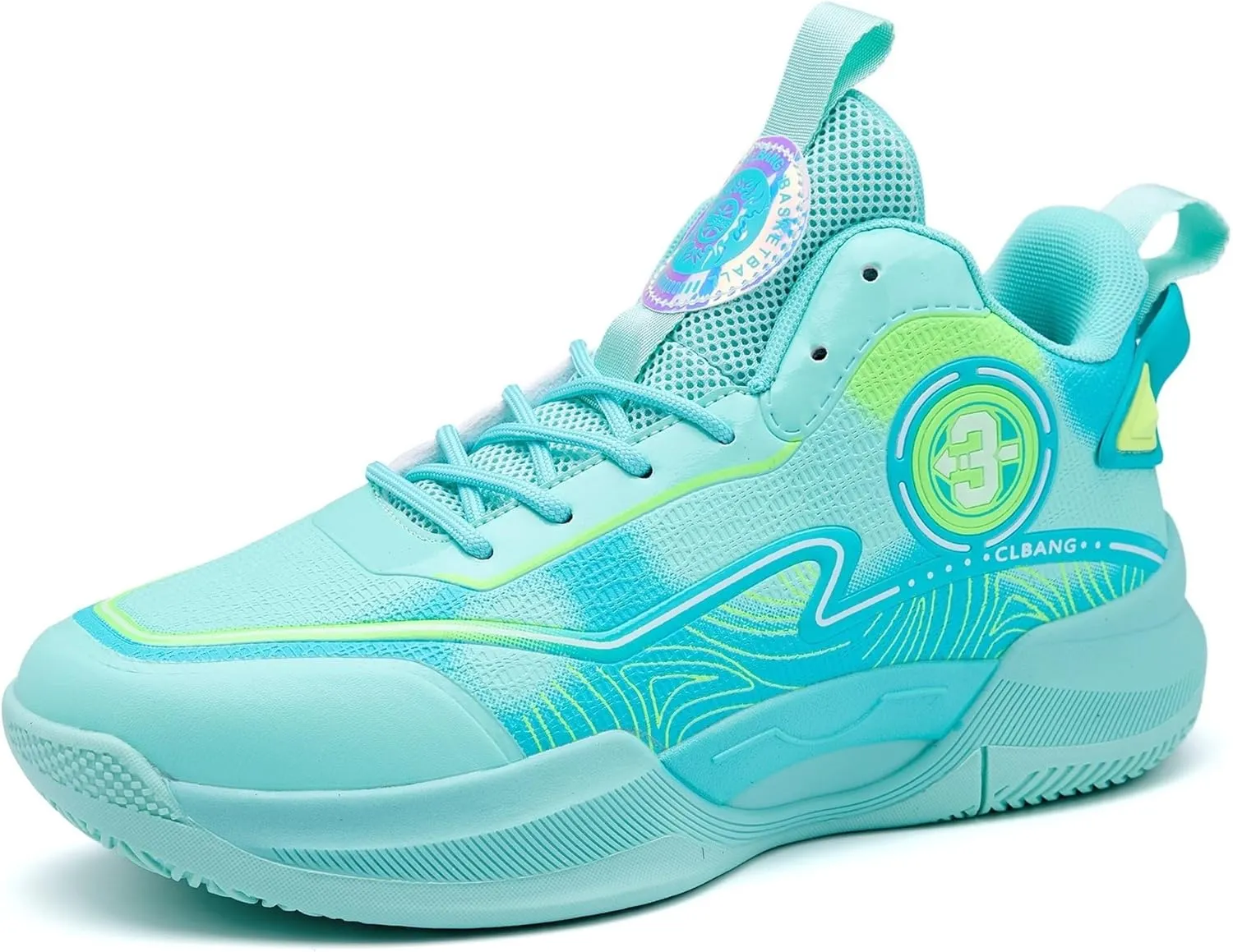 Men's Basketball Shoes are Fashionable Lightweight Wear-Resistant Shock-Absorbing Sports Training Boots