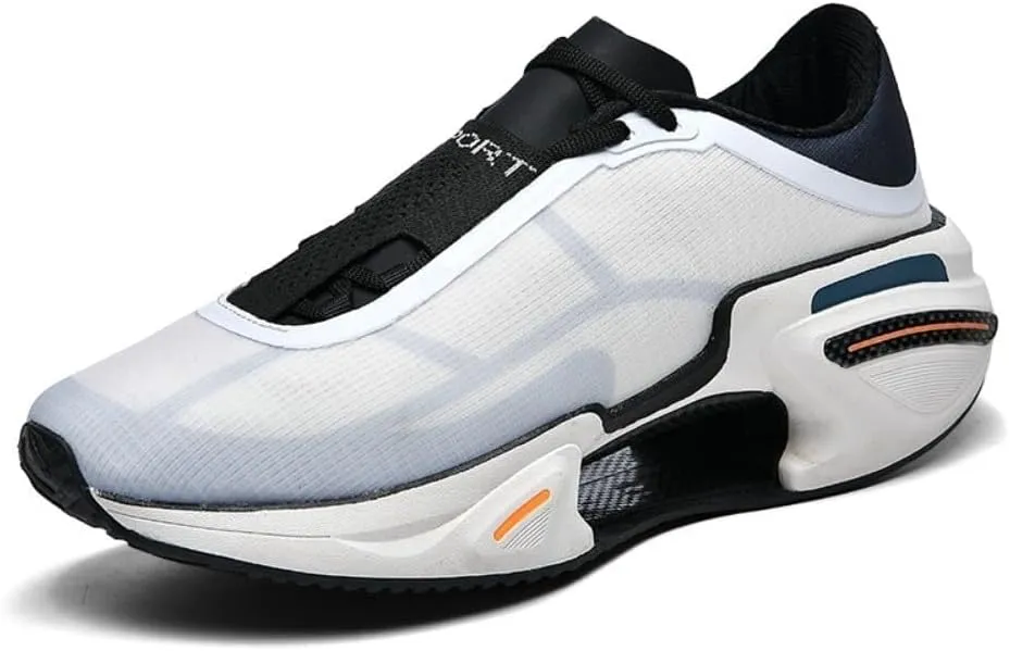 Men's Basketball Shoes are Lightweight Breathable High Elasticity Shock-Absorbing Casual Running Sports Shoes