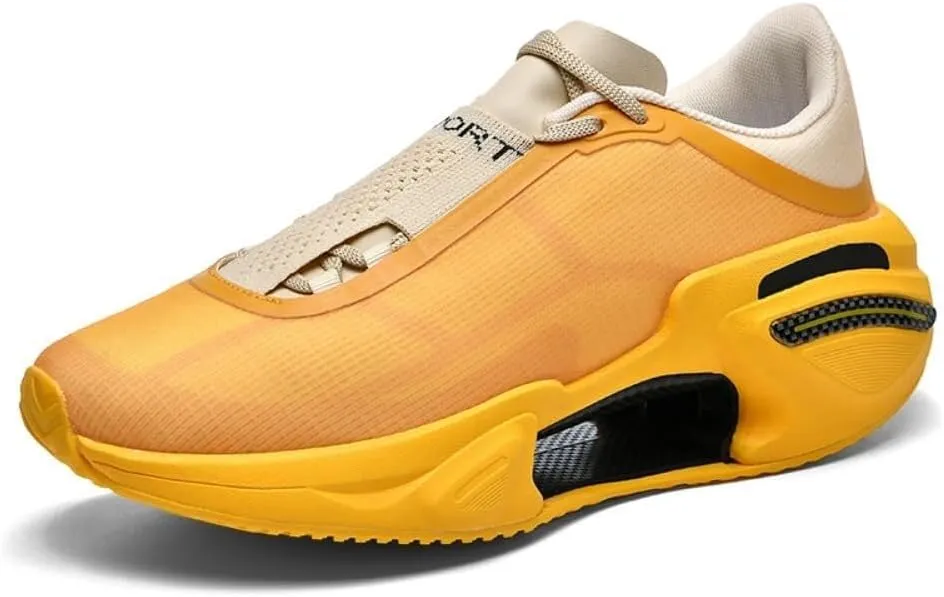 Men's Basketball Shoes are Lightweight Breathable High Elasticity Shock-Absorbing Casual Running Sports Shoes