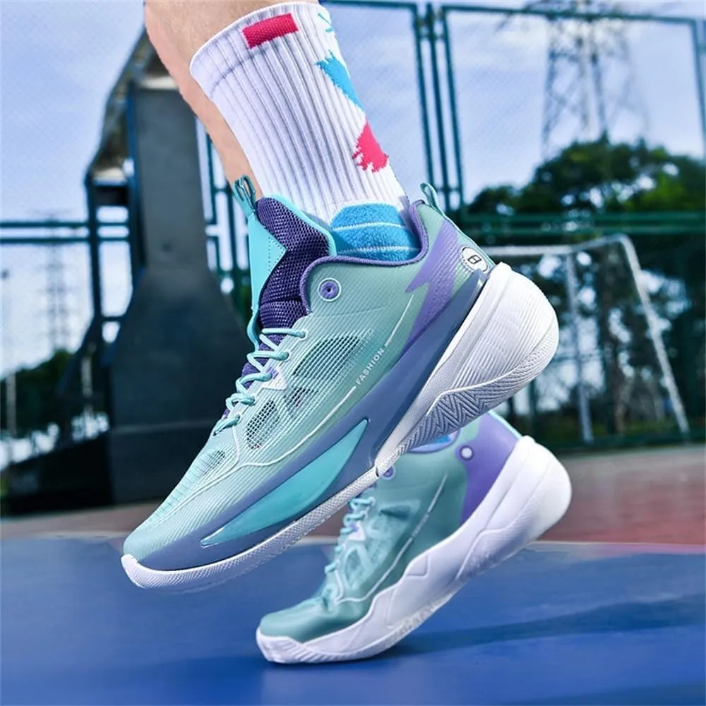 Men's Basketball Shoes are Lightweight Breathable Shock-Absorbing Wear-Resistant Outdoor Sports Training Boots