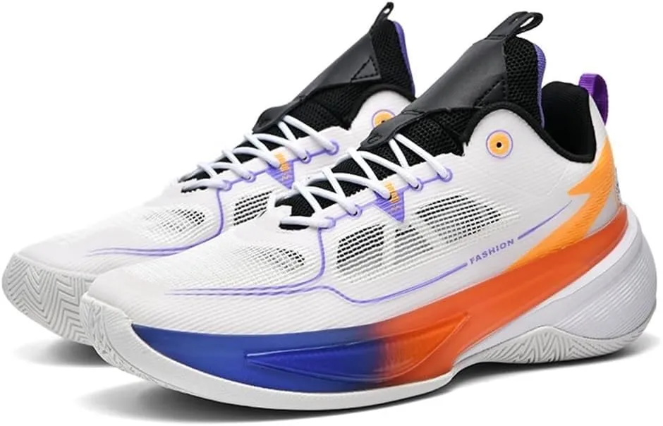 Men's Basketball Shoes are Lightweight Breathable Shock-Absorbing Wear-Resistant Outdoor Sports Training Boots