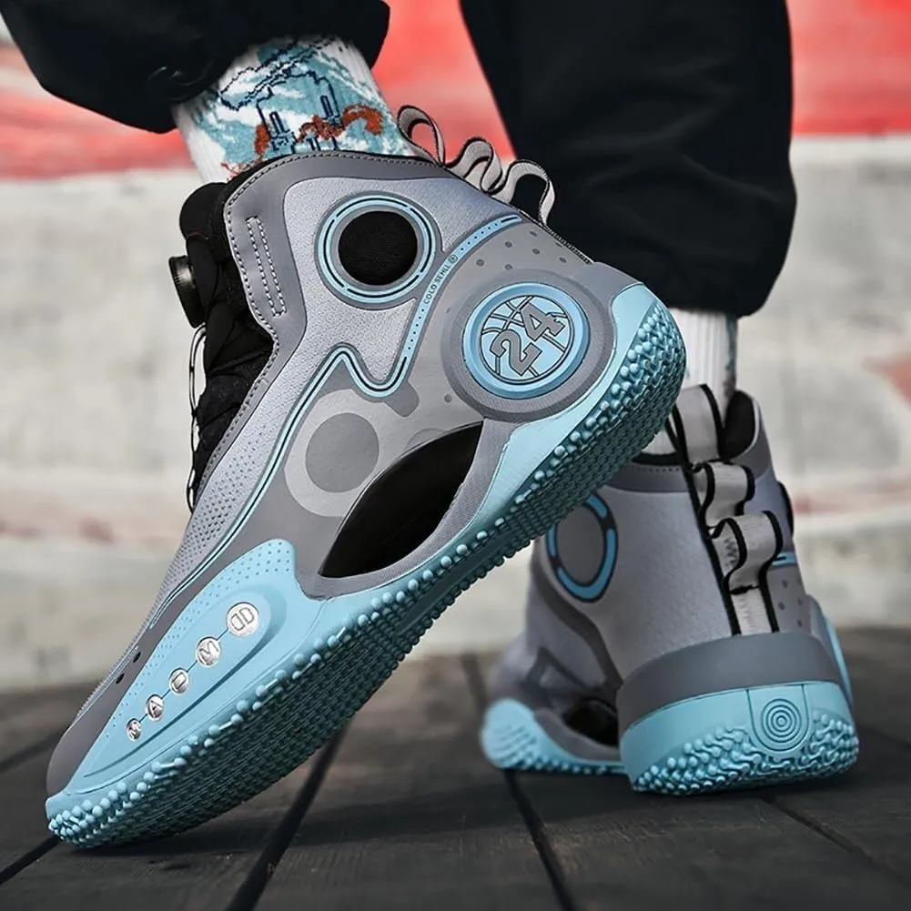 Men's Basketball Shoes are Non Slip Wear-Resistant Shock-Absorbing Breathable Fashionable Outdoor Sports Training Boots