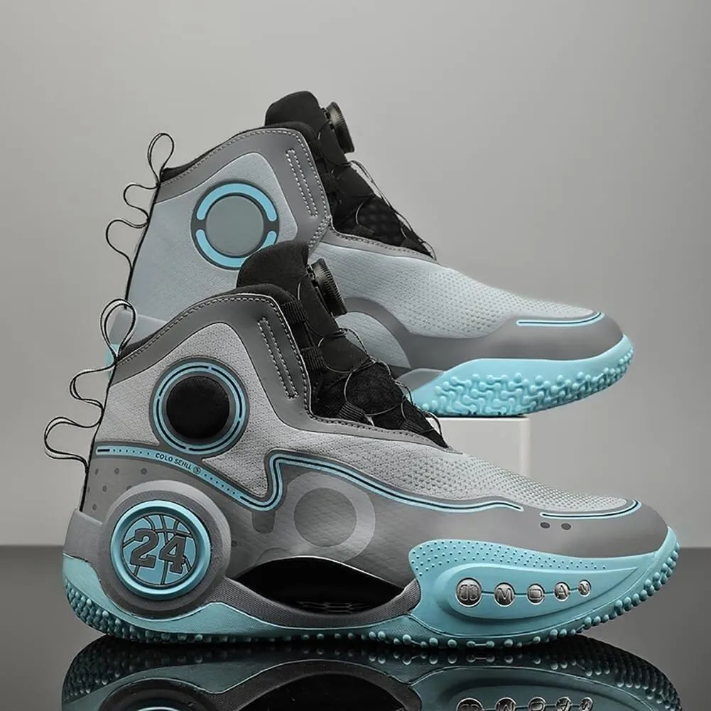 Men's Basketball Shoes are Non Slip Wear-Resistant Shock-Absorbing Breathable Fashionable Outdoor Sports Training Boots