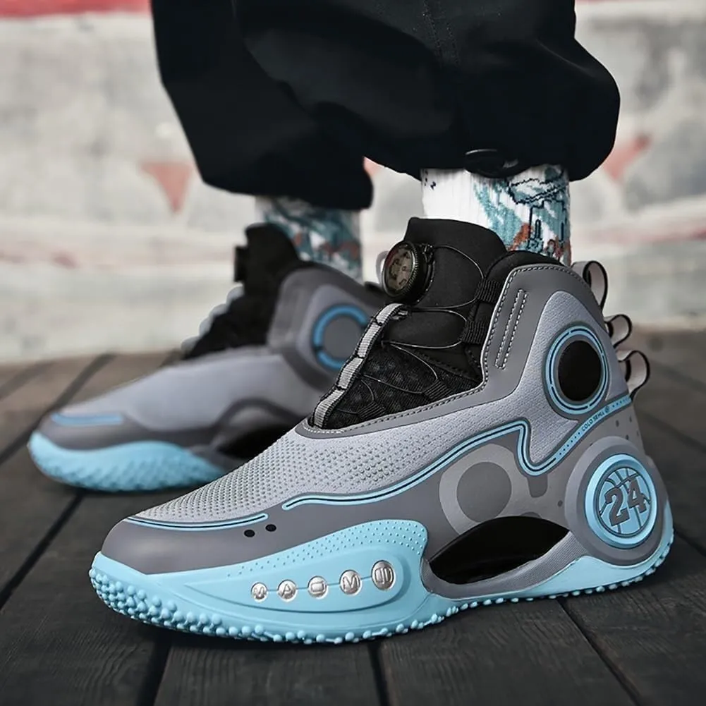 Men's Basketball Shoes are Non Slip Wear-Resistant Shock-Absorbing Breathable Fashionable Outdoor Sports Training Boots