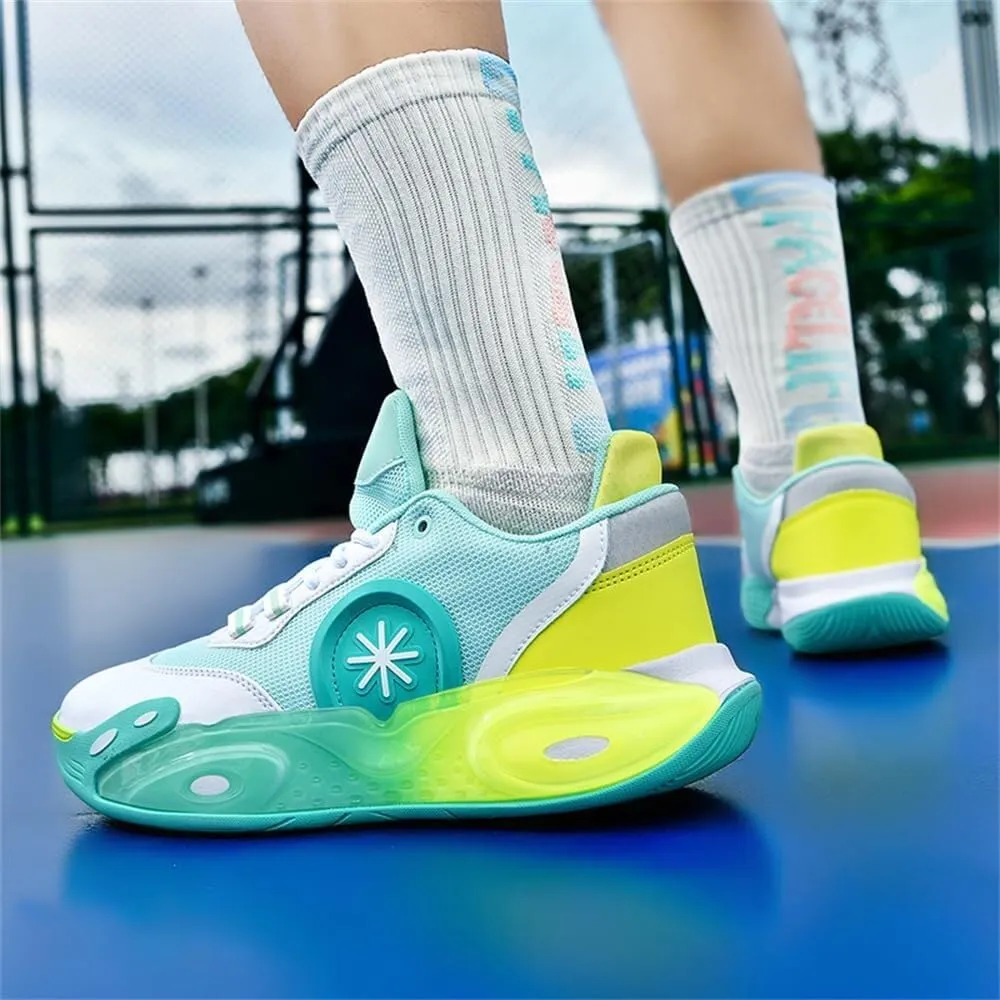 Men's Basketball Shoes Breathable Anti Slip Shock-Absorbing Sports Training Boots