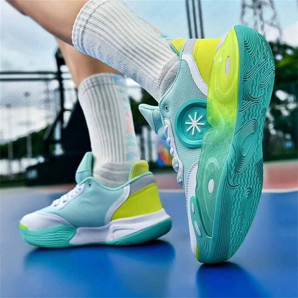 Men's Basketball Shoes Breathable Anti Slip Shock-Absorbing Sports Training Boots