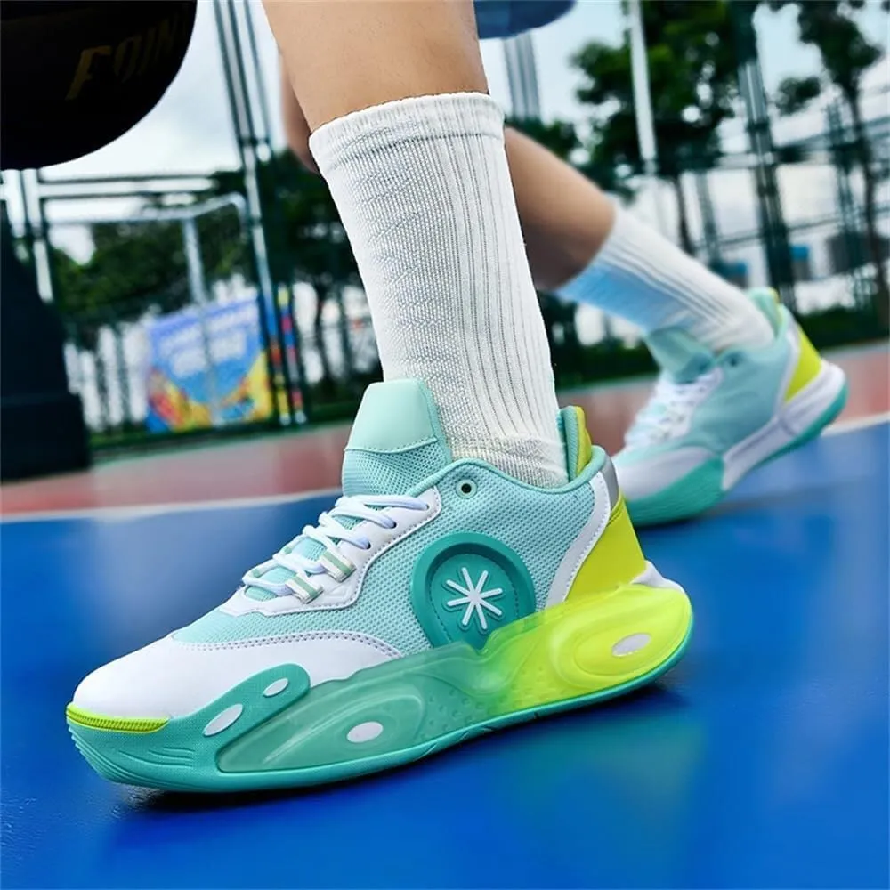 Men's Basketball Shoes Breathable Anti Slip Shock-Absorbing Sports Training Boots