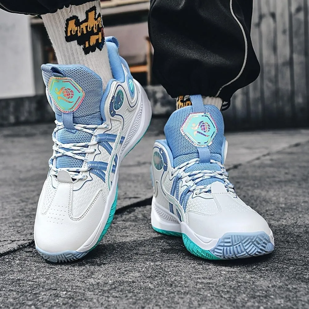 Men's Basketball Shoes Breathable Anti Slip Shock-Absorbing Training Boots