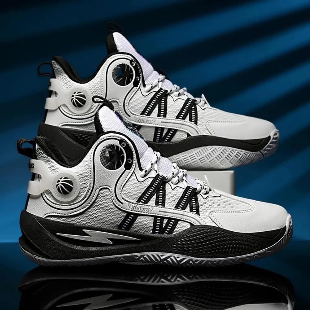 Men's Basketball Shoes Breathable Anti Slip Shock-Absorbing Training Boots