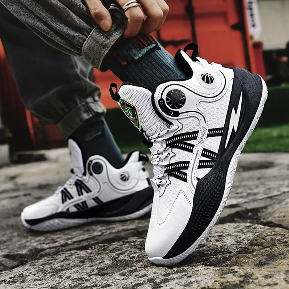 Men's Basketball Shoes Breathable Anti Slip Shock-Absorbing Training Boots