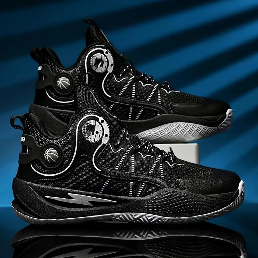 Men's Basketball Shoes Breathable Anti Slip Shock-Absorbing Training Boots