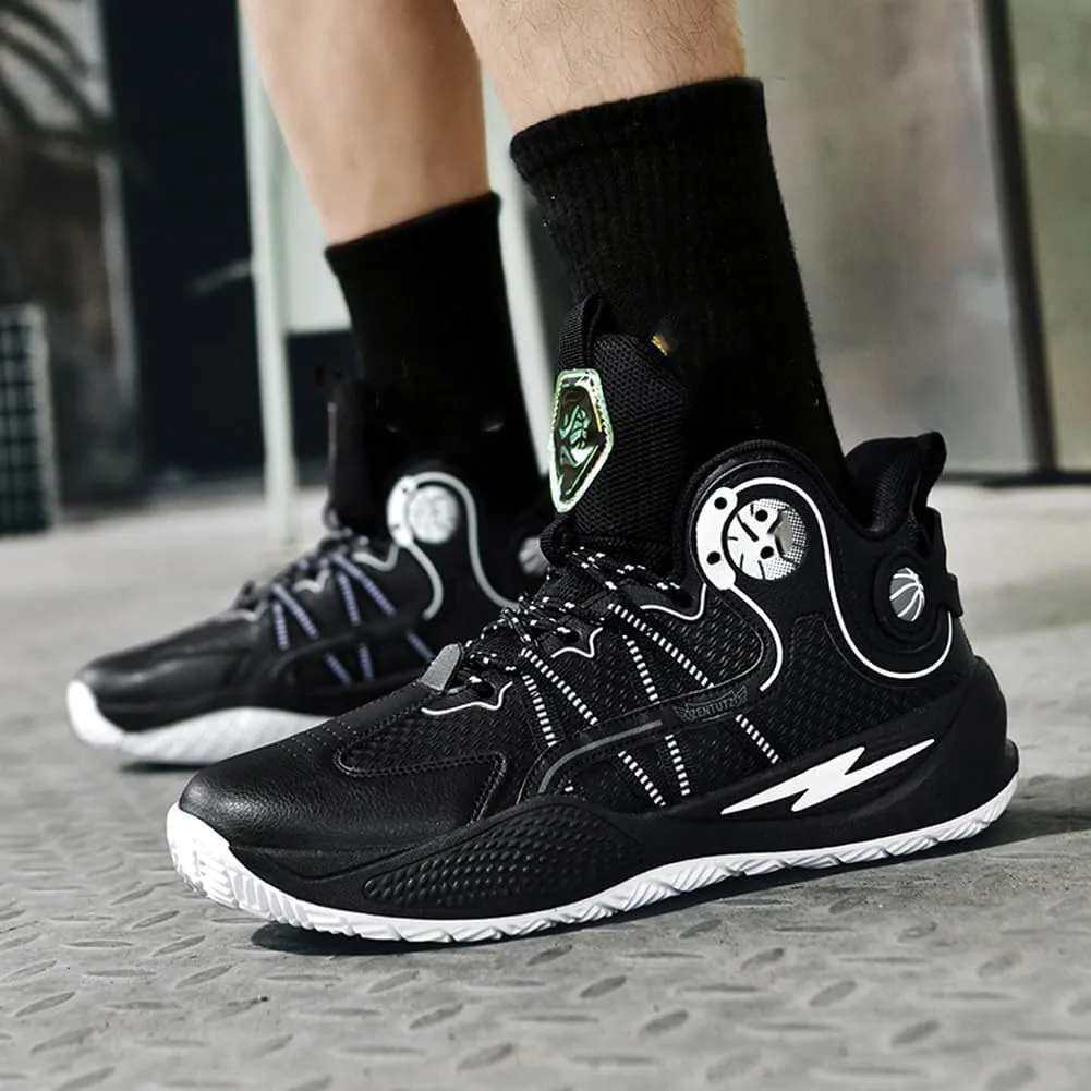 Men's Basketball Shoes Breathable Anti Slip Shock-Absorbing Training Boots