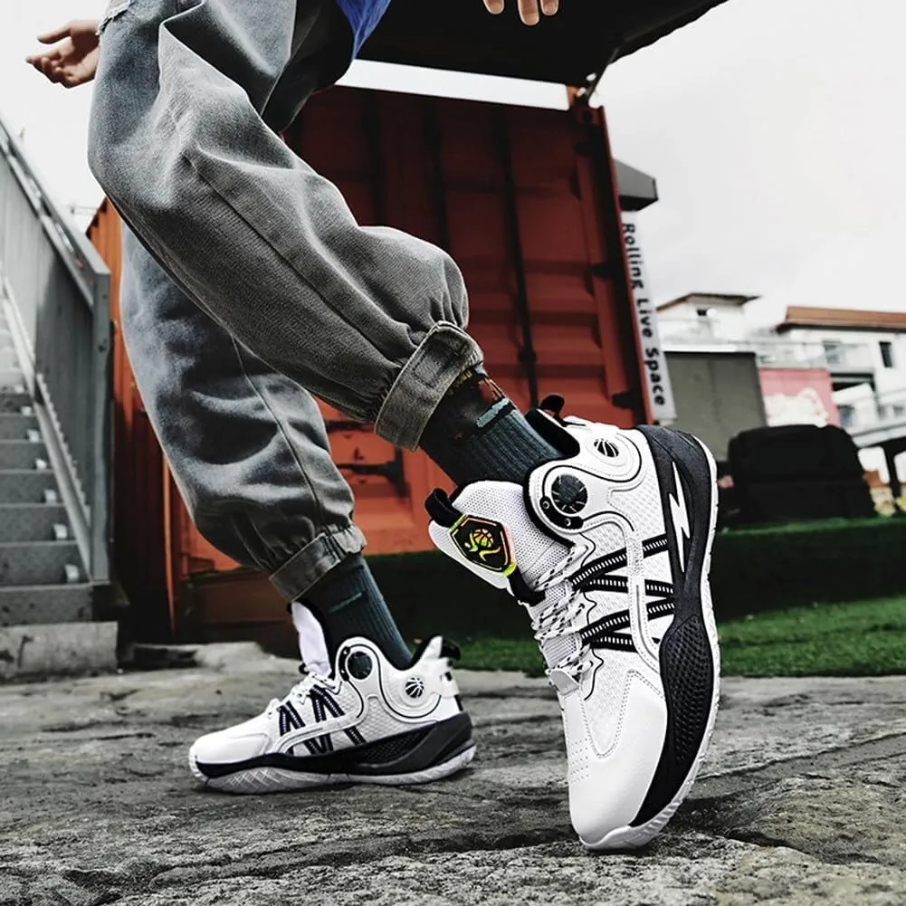 Men's Basketball Shoes Breathable Anti Slip Shock-Absorbing Training Boots