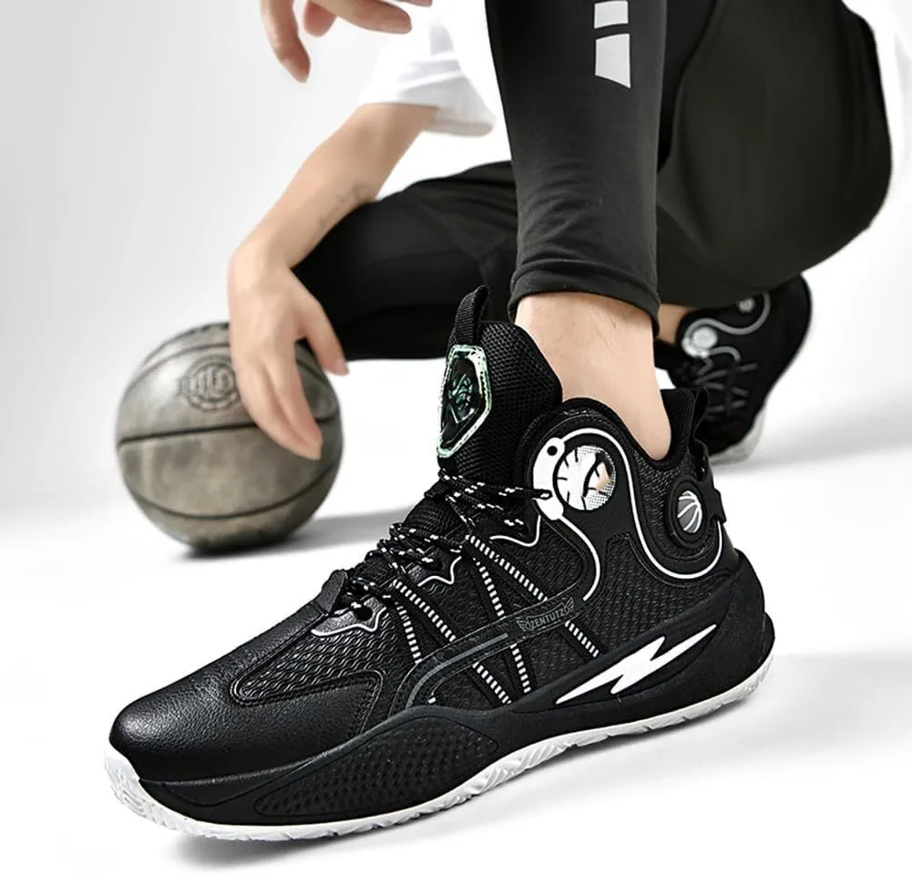 Men's Basketball Shoes Breathable Anti Slip Shock-Absorbing Training Boots