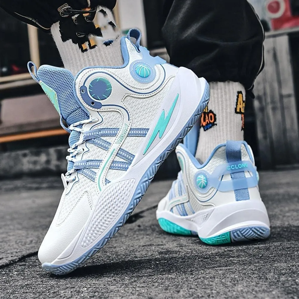 Men's Basketball Shoes Breathable Anti Slip Shock-Absorbing Training Boots