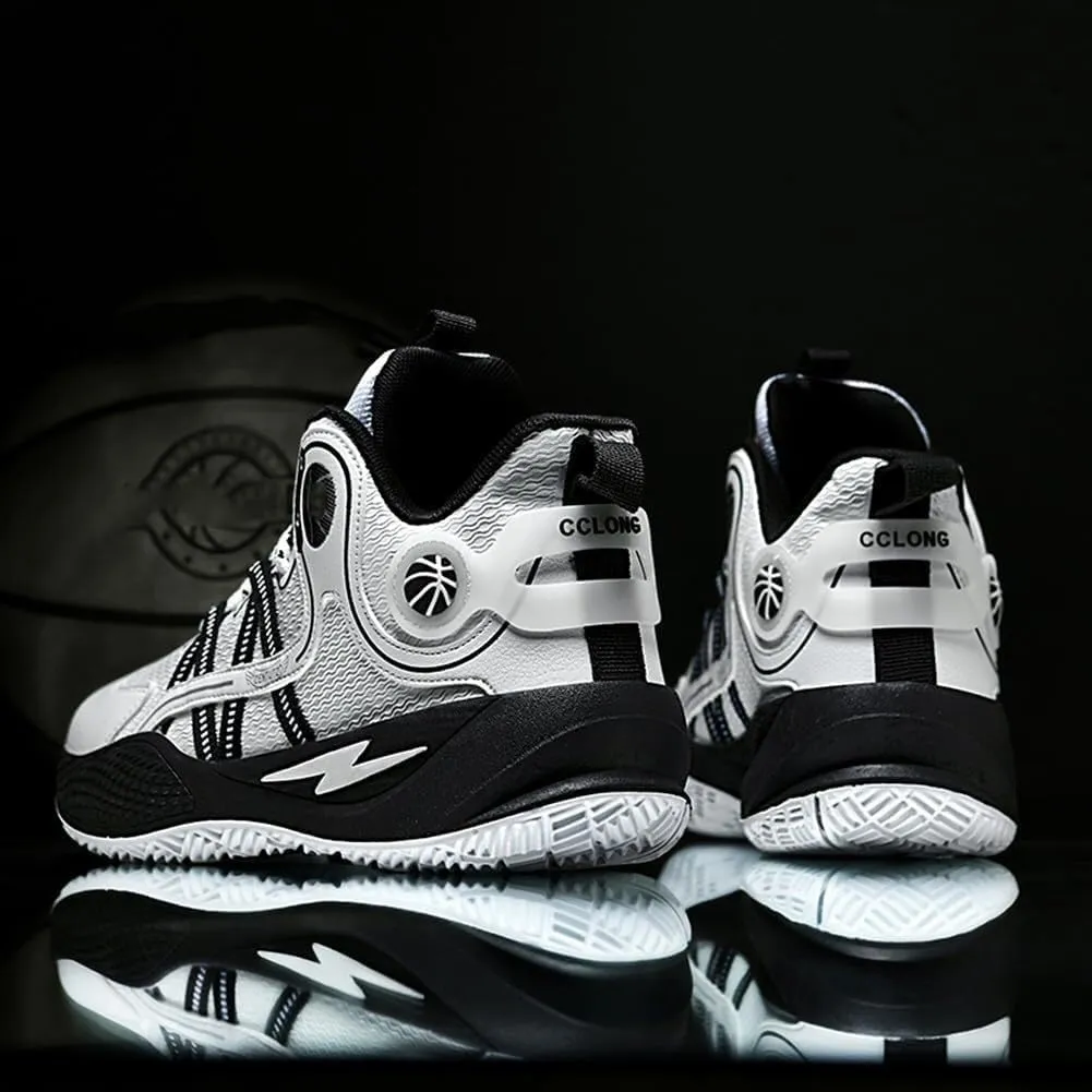 Men's Basketball Shoes Breathable Anti Slip Shock-Absorbing Training Boots