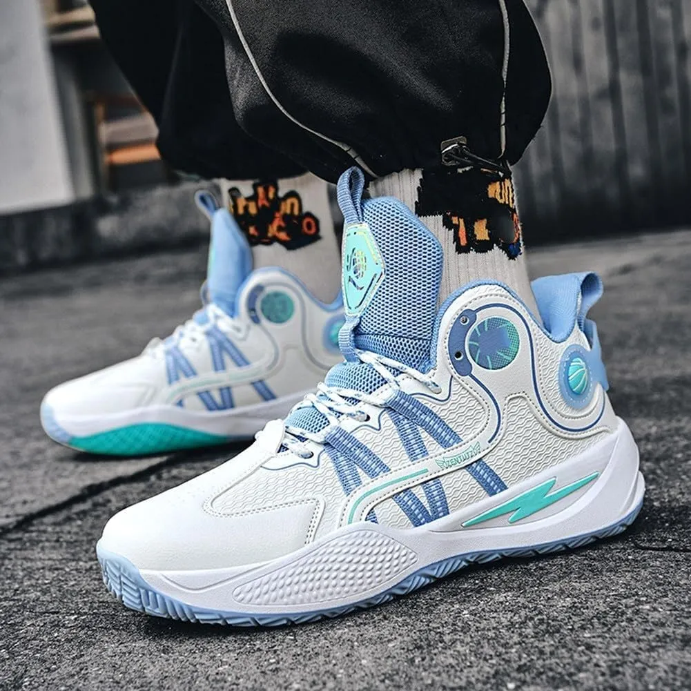 Men's Basketball Shoes Breathable Anti Slip Shock-Absorbing Training Boots