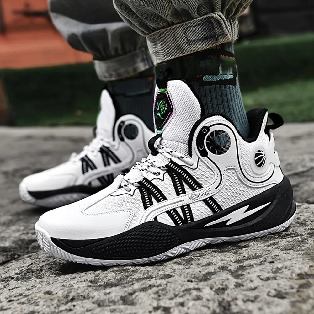 Men's Basketball Shoes Breathable Anti Slip Shock-Absorbing Training Boots