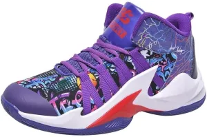 Men's Basketball Shoes High Top Anti Slip Wear-Resistant Shock-Absorbing Training Boots