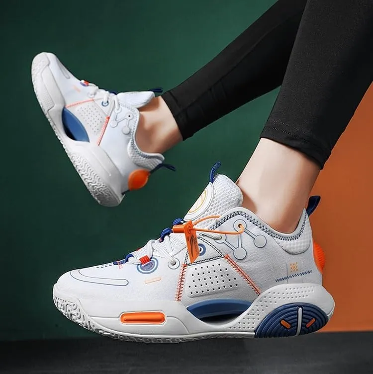 Men's Basketball Shoes Lightweight Shock-Absorbing Rebound Wear-Resistant Comfortable Youth Sports Training Boots